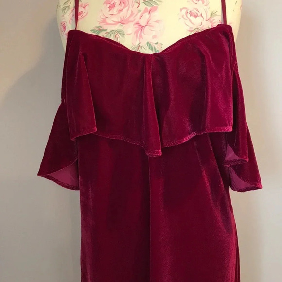 Plenty by Tracy Reese red holiday dress size Medium - Picture 3 of 8